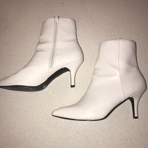 Charlotte Russe White Booties